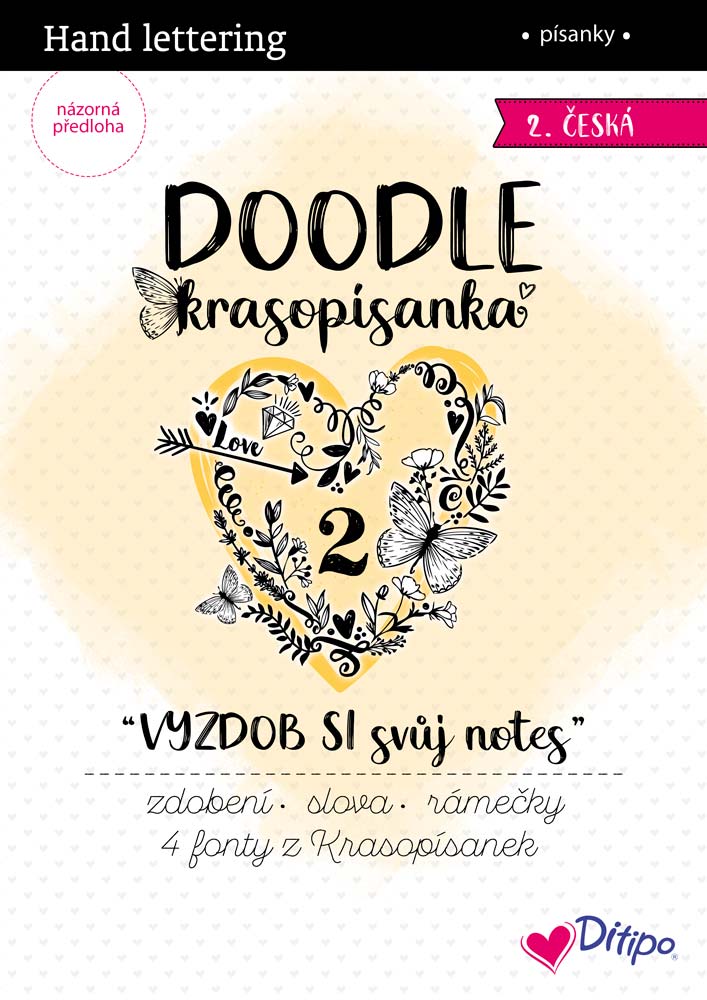 DOODLE Krasopísanka - VYZDOB SI svoj notes 2 | ♥ DITIPO.sk