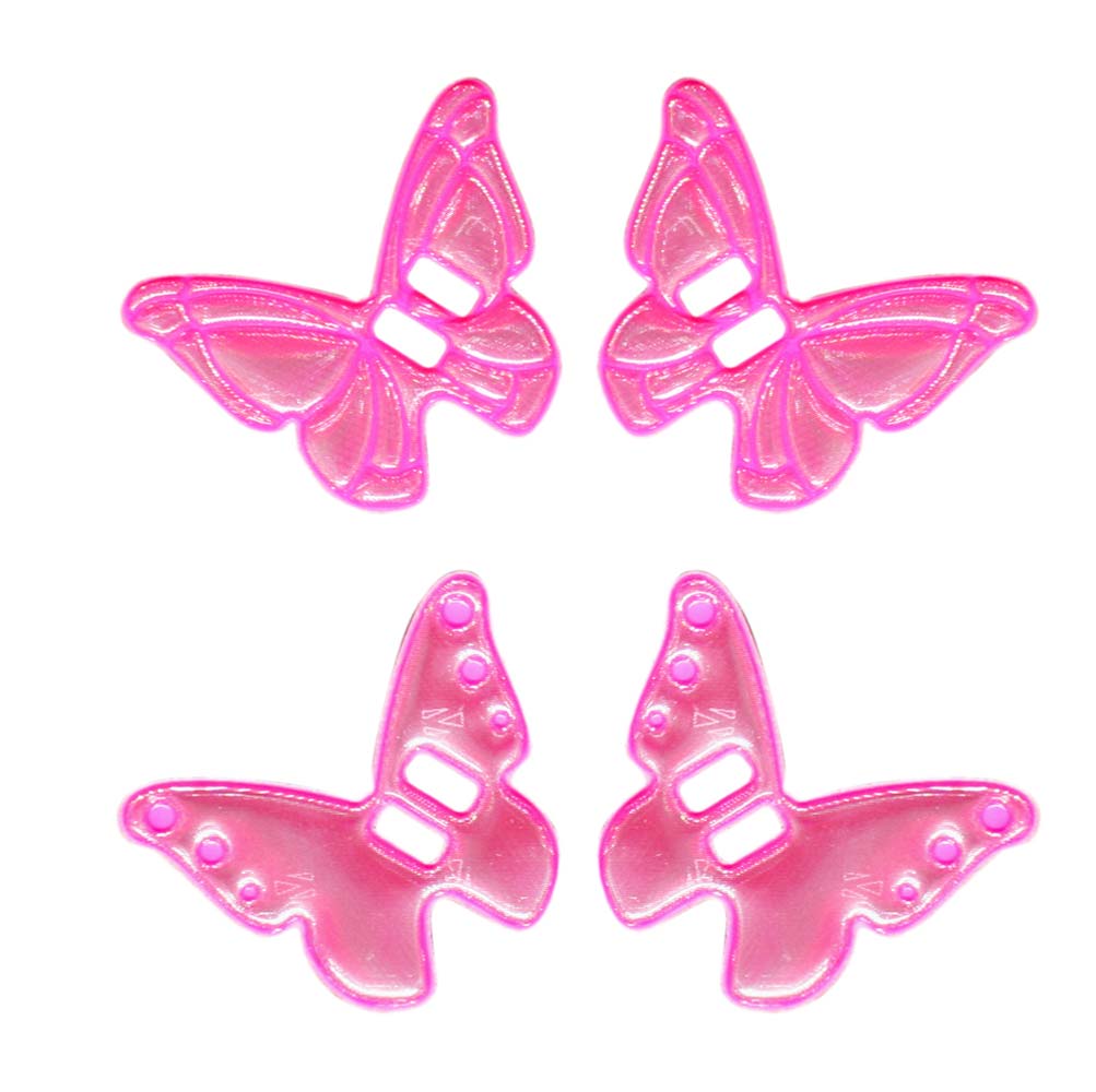 Reflexný doplnok na šnúrky - Motýľ / ružová | ♥ DITIPO.sk